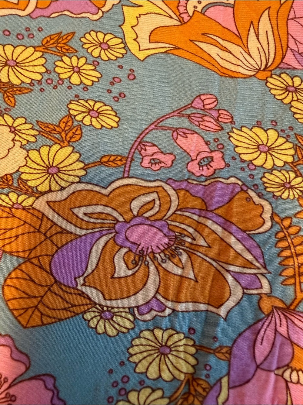 Rusttydustty 3XL Floral V-Neck Dress Flowy Boho Western Hippy Cute Comfy - Picture 17 of 17